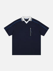 Aelfric Eden Basic V-Neck Polo Tee