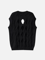 Aelfric Eden Cut Out Twist Rope Sweater Vest