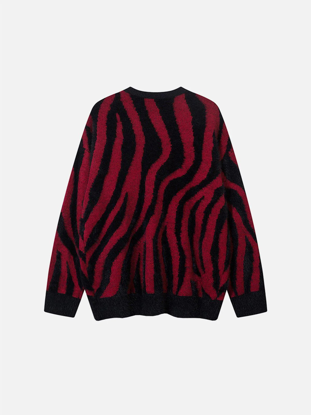 Aelfric Eden Zebra Pattern Oversized Sweater