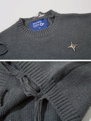 Aelfric Eden Distressed Star Sweater