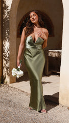 Valerie Maxi Dress - Olive