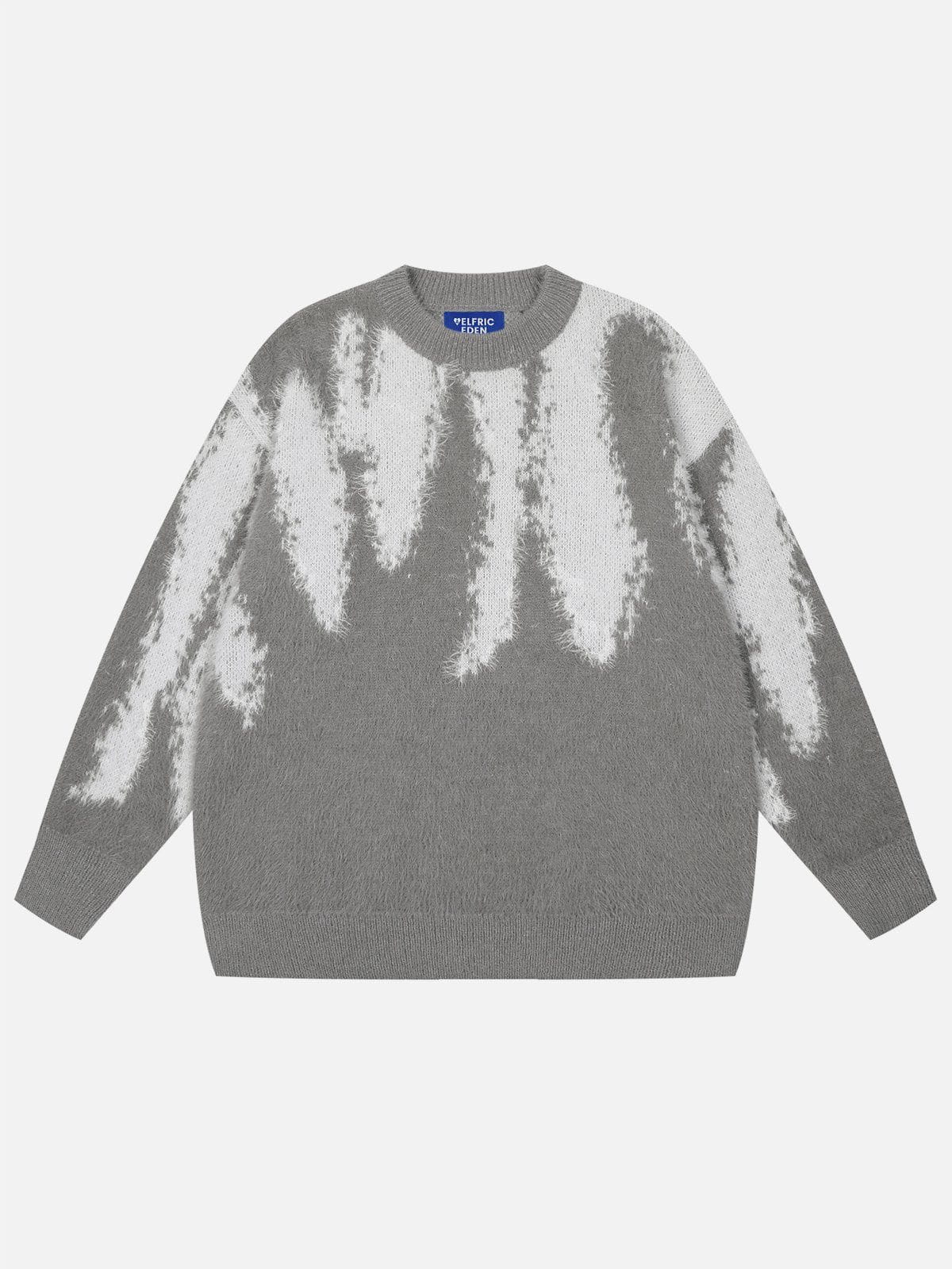 Aelfric Eden Irregular Color Blocking Sweater