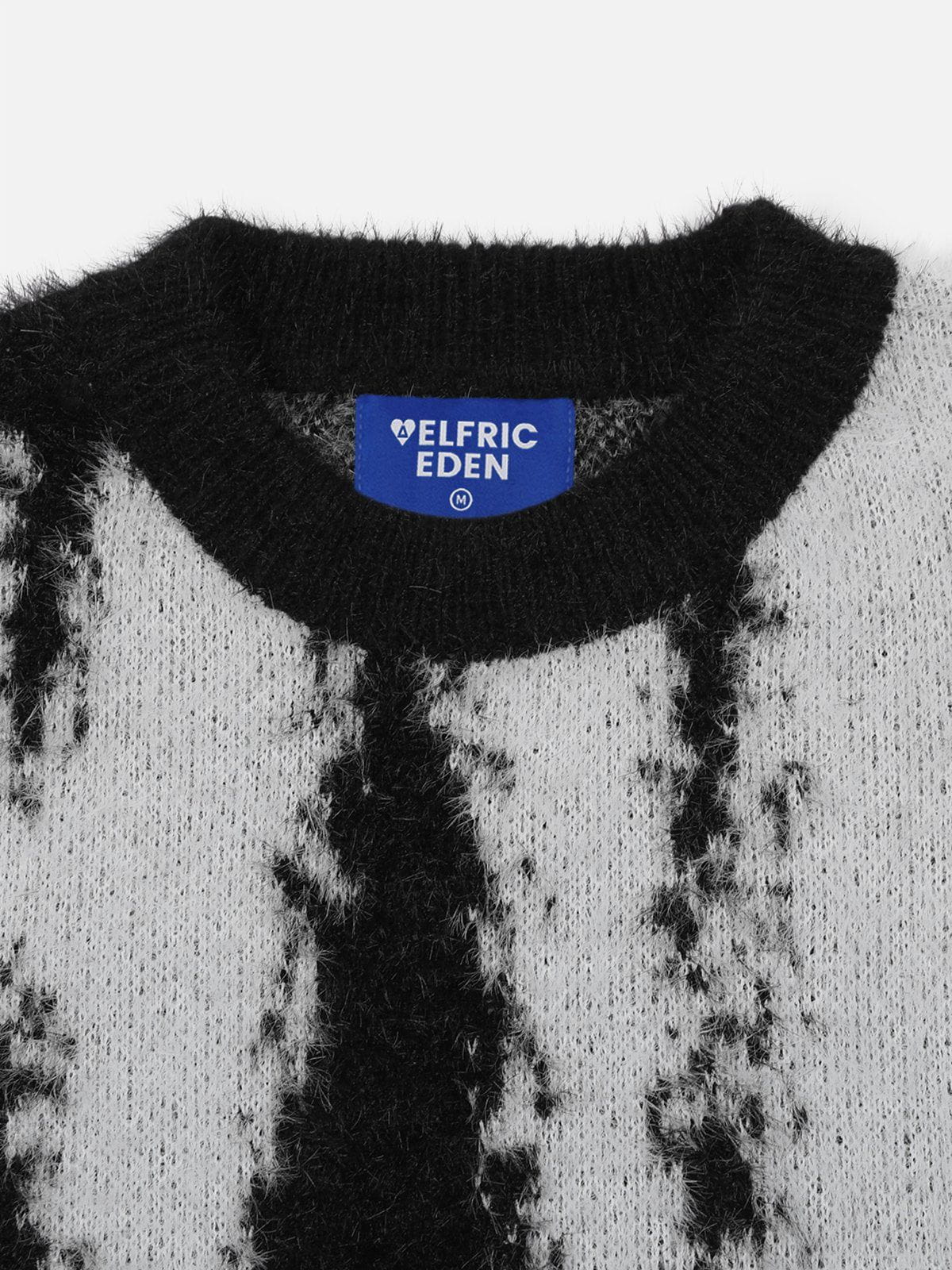 Aelfric Eden Irregular Color Blocking Sweater