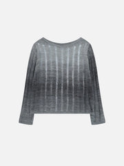 Aelfric Eden Cropped Boxy Gradient Sweater