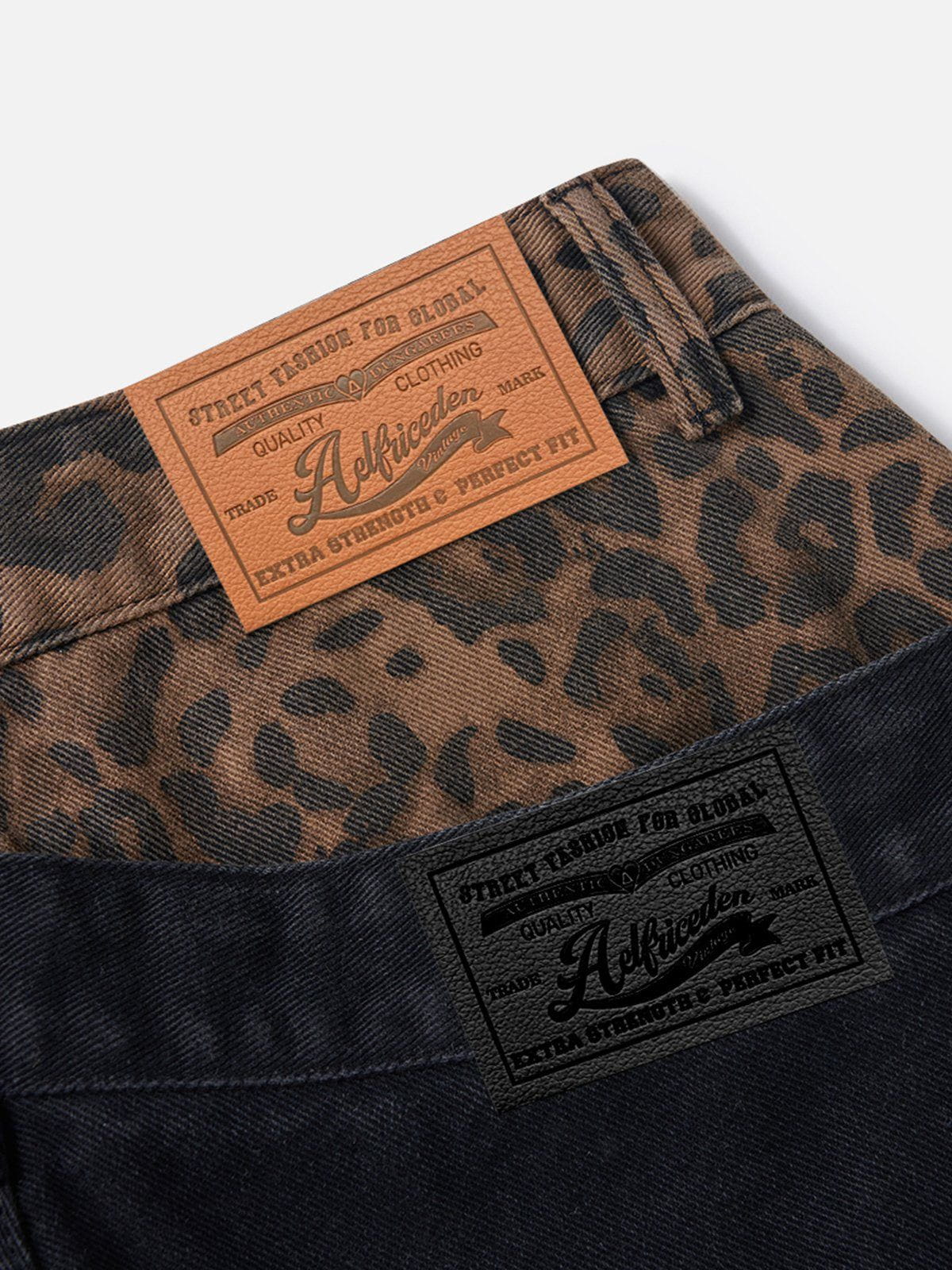 Aelfric Eden Leopard Print Sagging Jeans