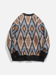 Aelfric Eden Ethnic Style Rhombus Sweater