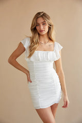 Gilly Ruched Mini Dress