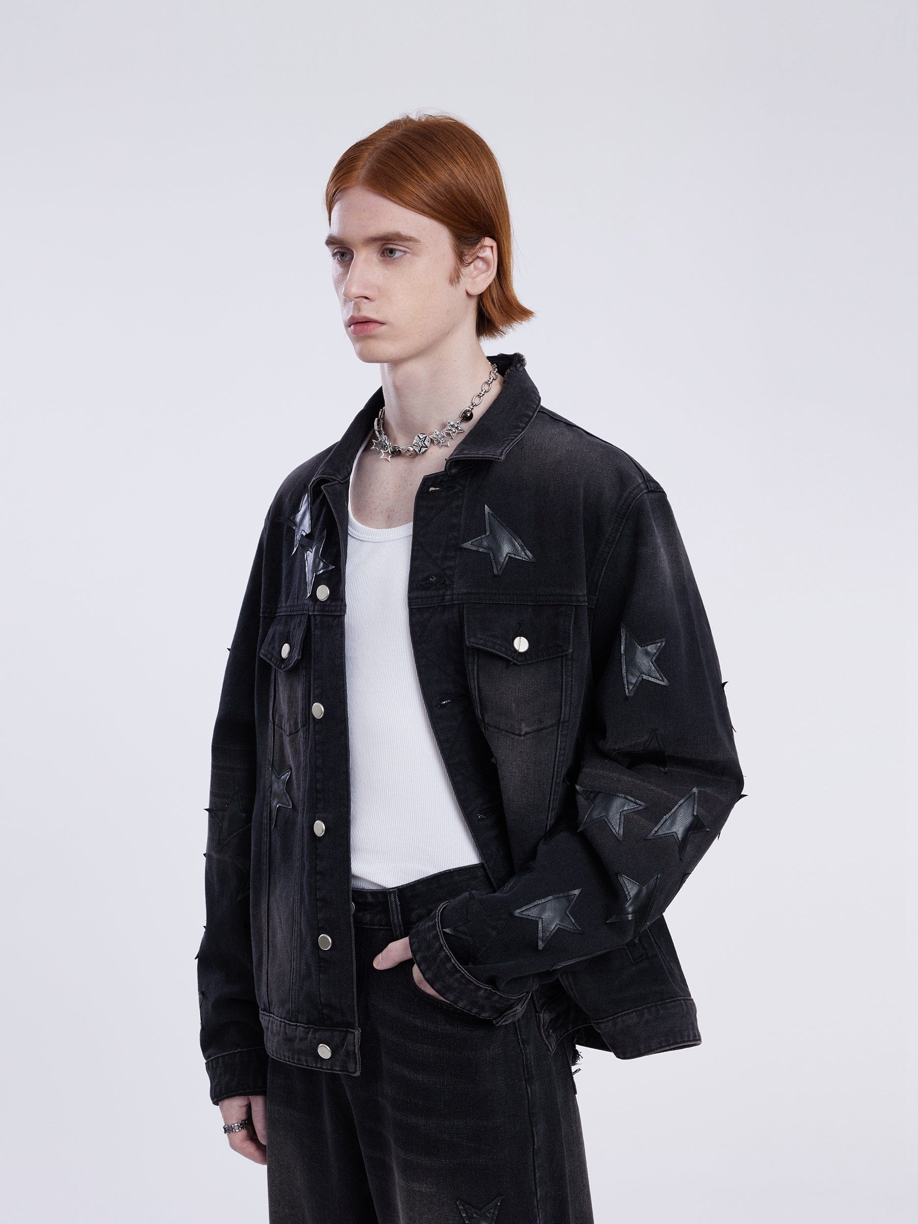 City Of Love Star Denim Jacket