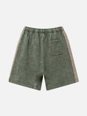 Aelfric Eden Color Blocking Washed Shorts
