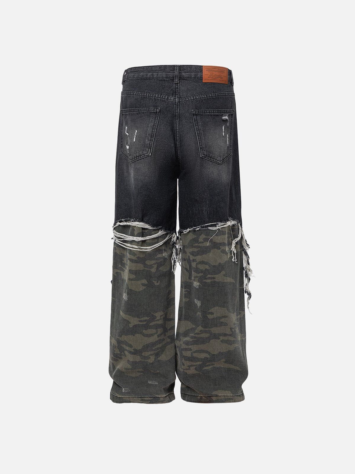 Aelfric Eden Camouflage Distressed Jeans
