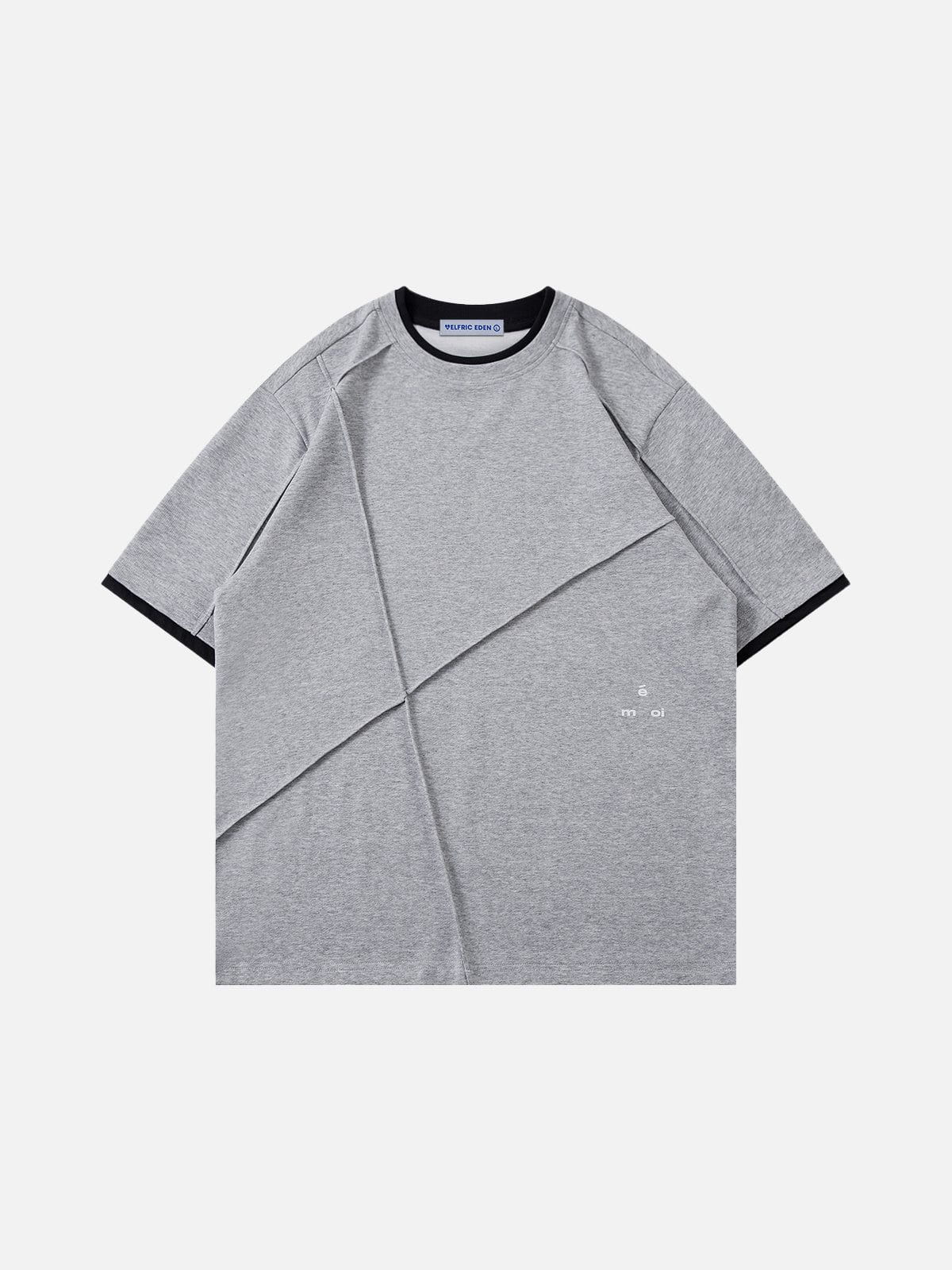 Aelfric Eden Wrinkle Patchwork Two Layer Tee