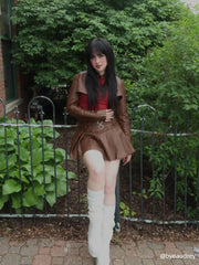 Aelfric Eden Washed Cropped Faux Leather Jacket
