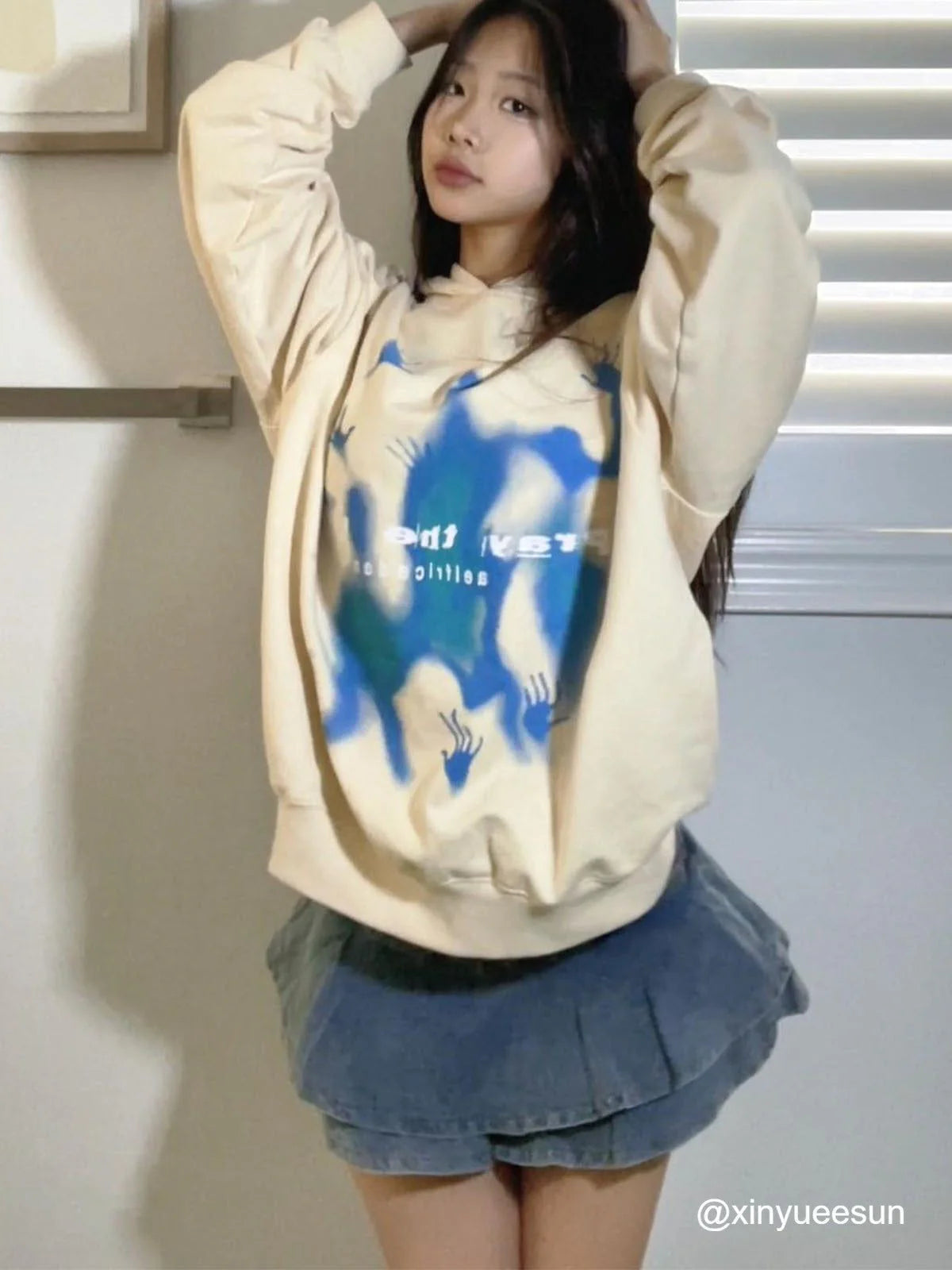 Aelfric Eden Abstraction Shadow Print Hoodie