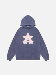 Blurring Star Washed Hoodie