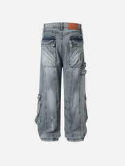 Aelfric Eden Multi Pocket Loose Cargo Jeans