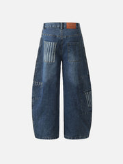 Aelfric Eden Multi Pocket Loose Barrel Jeans