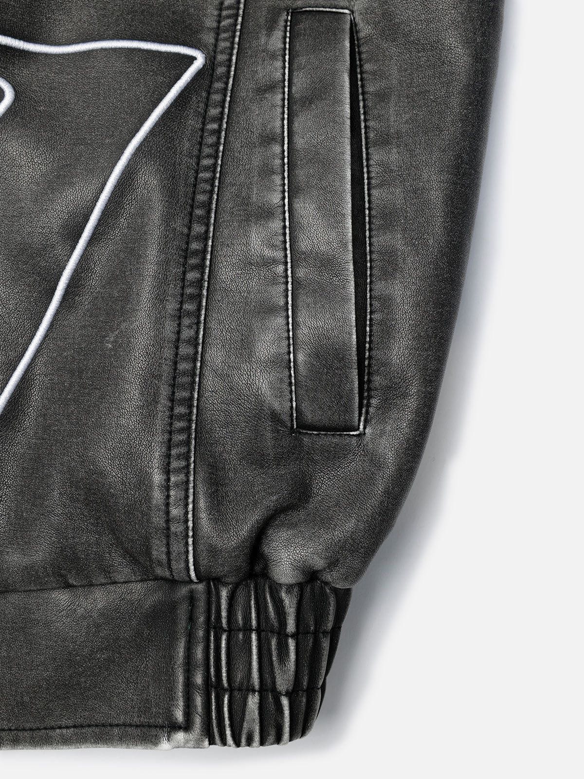 Aelfric Eden Embroidery Washed Racing Jacket