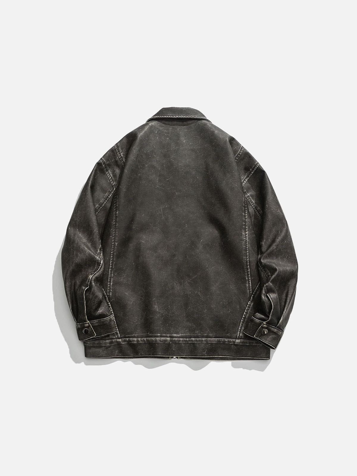 Aelfric Eden Washed Faux Leather Jacket