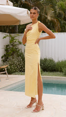 Simone Maxi Dress - Yellow