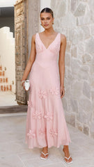 Lavara Maxi Dress - Pink