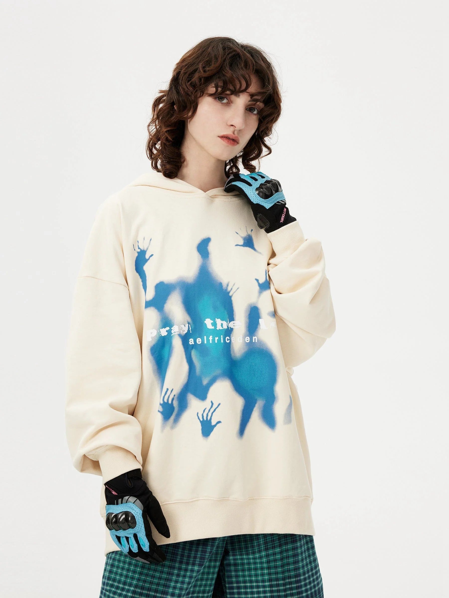 Aelfric Eden Abstraction Shadow Print Hoodie