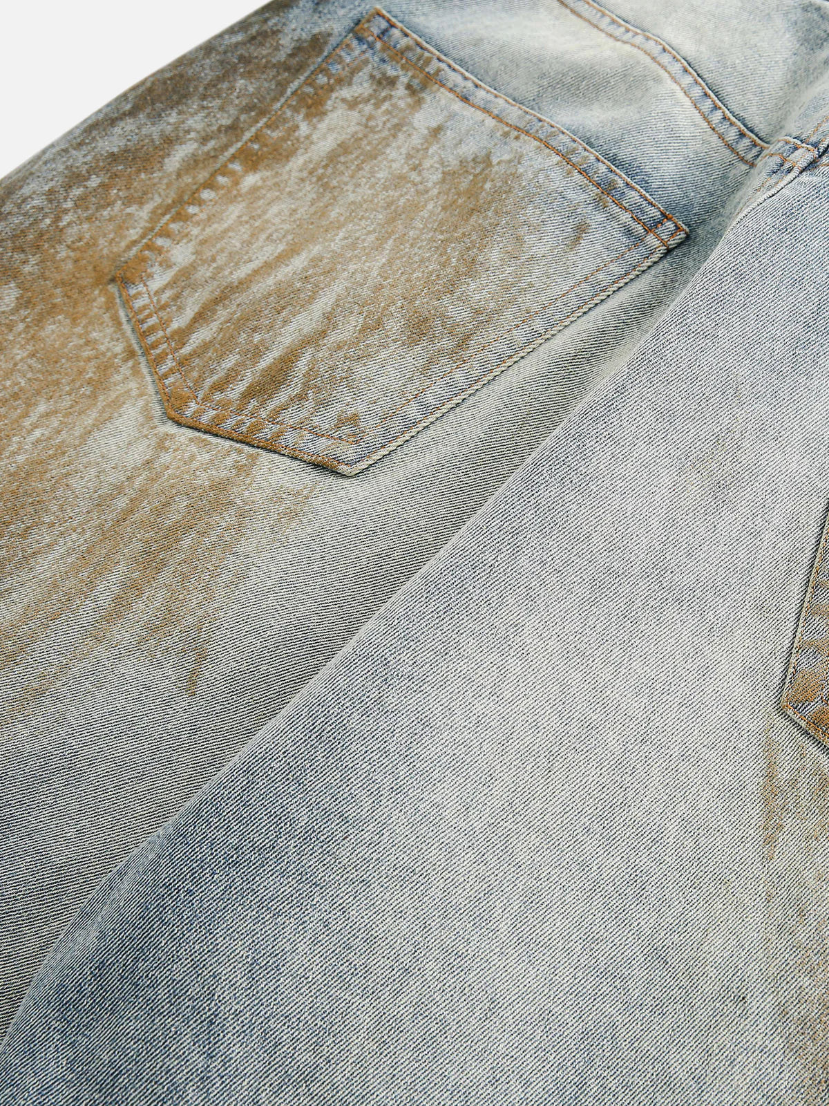 Aelfric Eden Dirt Color Washed Baggy Jeans