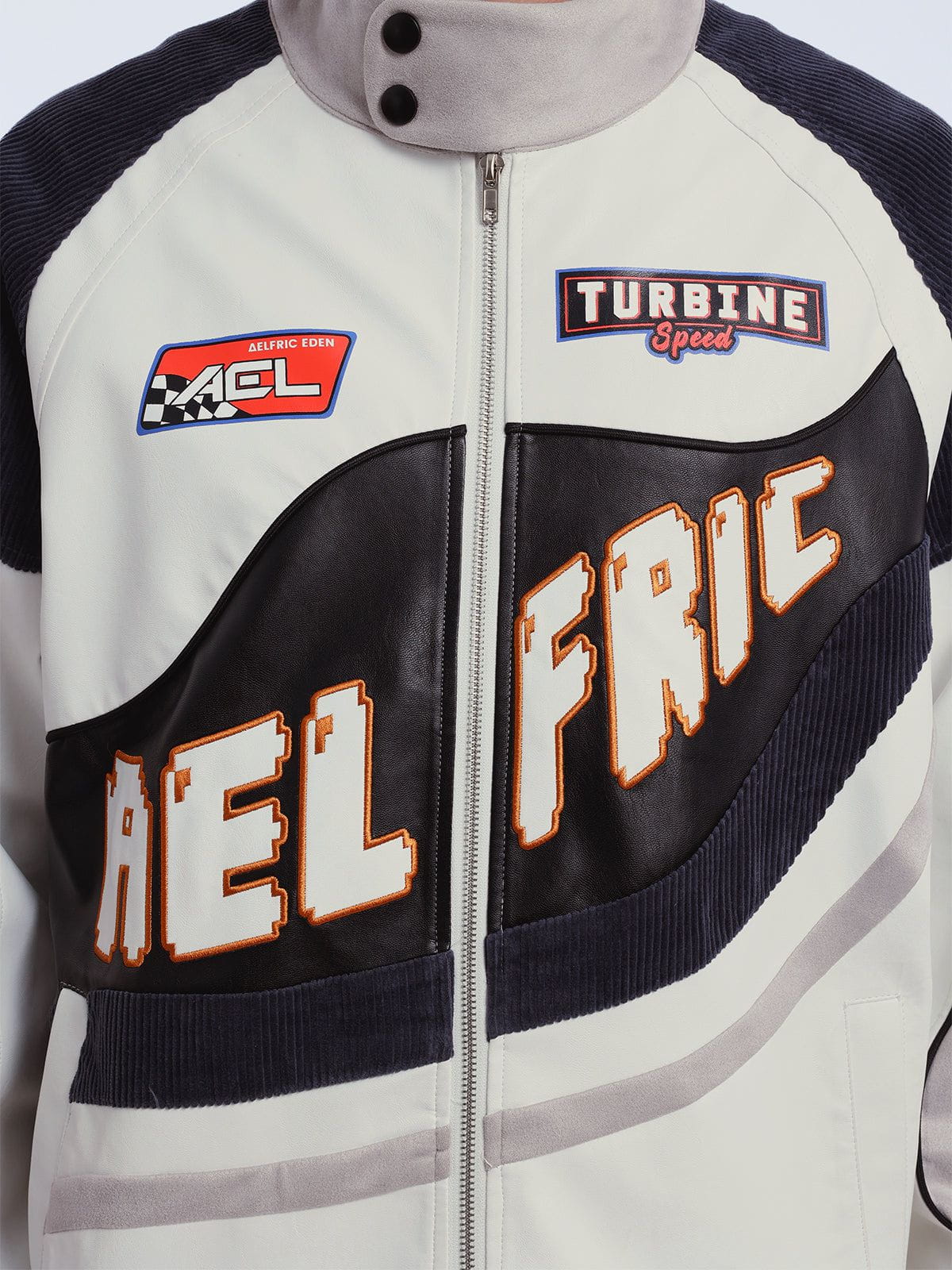 Aelfric Eden Patchwork Trackside Glamour Racing Jacket