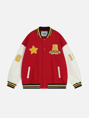 Aelfric Eden The Bowl Color Blocking Varsity Jacket