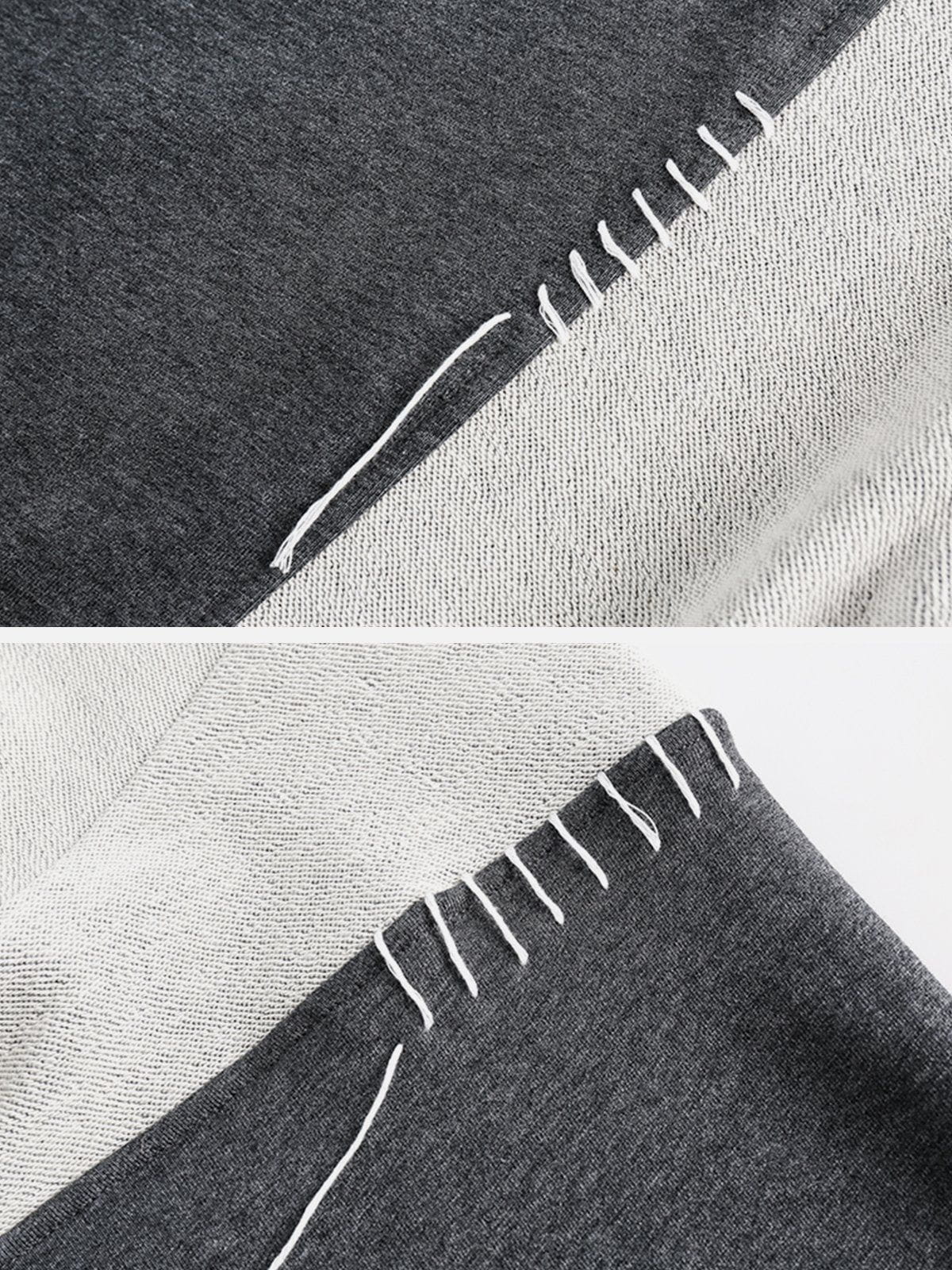 Aelfric Eden Asymmetrical Patchwork Sweatshirt