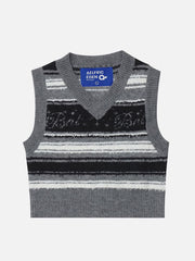 Aelfric Eden Stripe Jacquard Sweater Vest