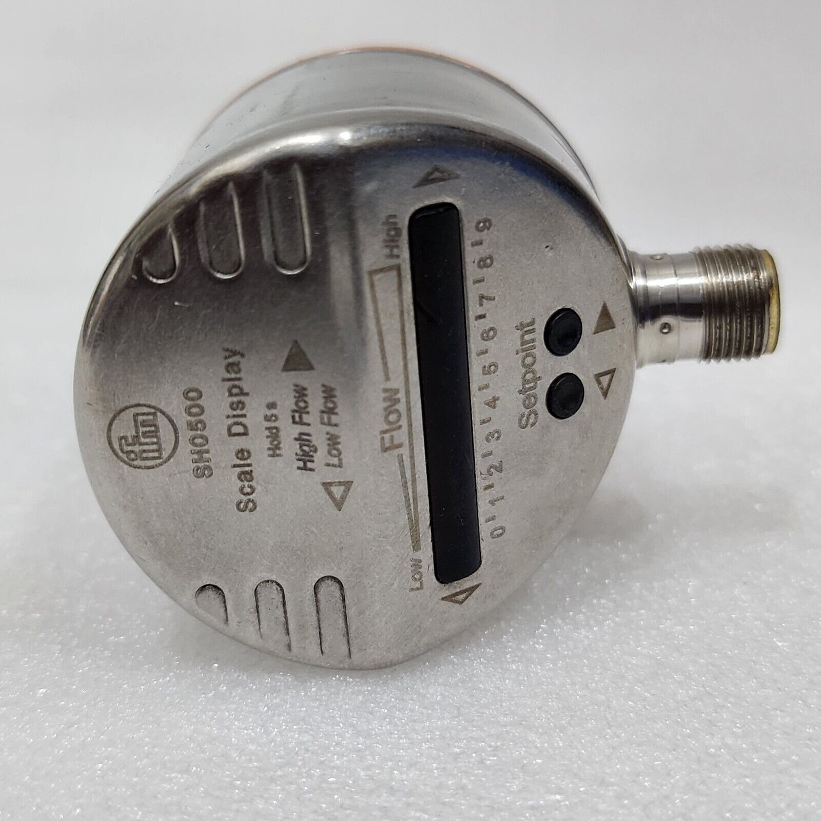 IFM SH0500 FLOW MONITOR SCALE DISPLAY SIR12ADBXPKG/US-100 18-36VDC