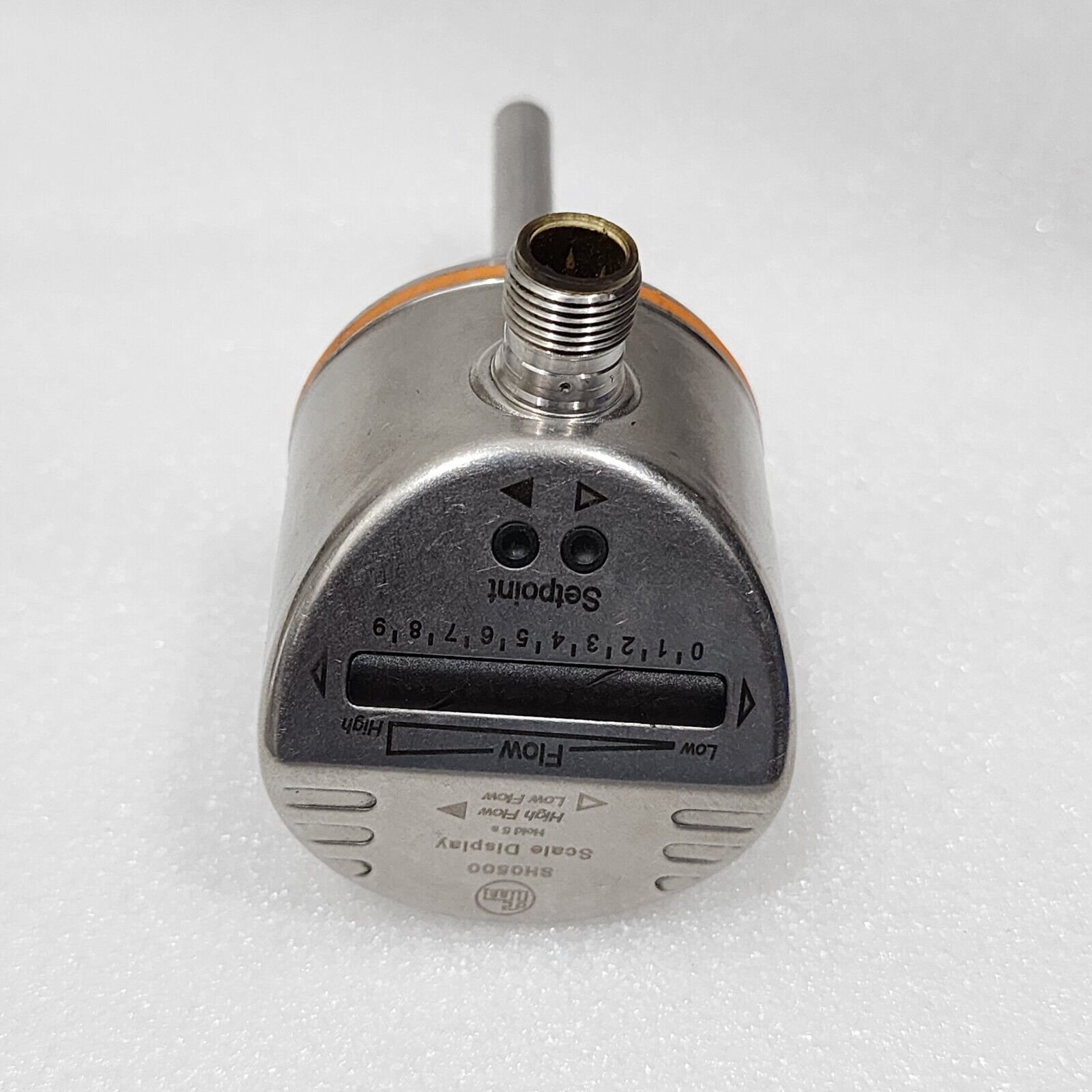 IFM SH0500 FLOW MONITOR SCALE DISPLAY SIR12ADBXPKG/US-100 18-36VDC