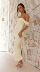 Kylie Maxi Dress - Yellow