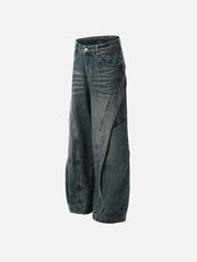 Aelfric Eden Deconstructive Washed Loose Jeans