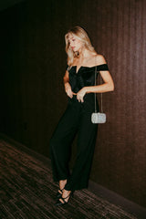 Ember Velvet Corset Crop Top