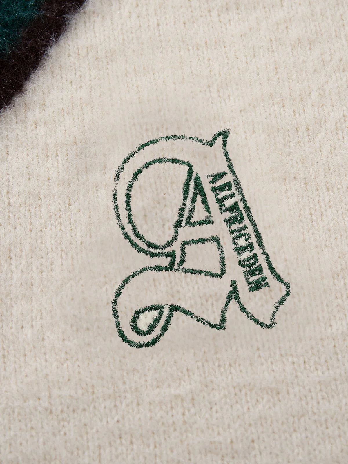 Aelfric Eden Stripe Tie Polo Sweater
