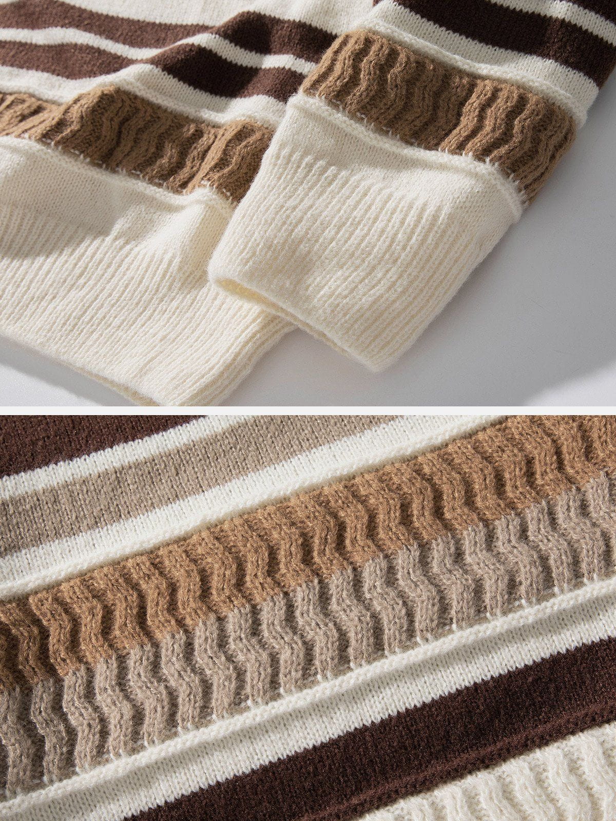 Aelfric Eden Stripe Color Blocking Sweater