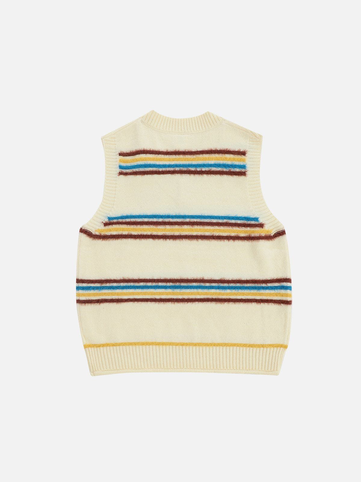 Aelfric Eden Stripe V-Neck Sweater Vest