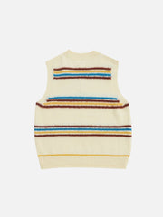 Aelfric Eden Stripe V-Neck Sweater Vest