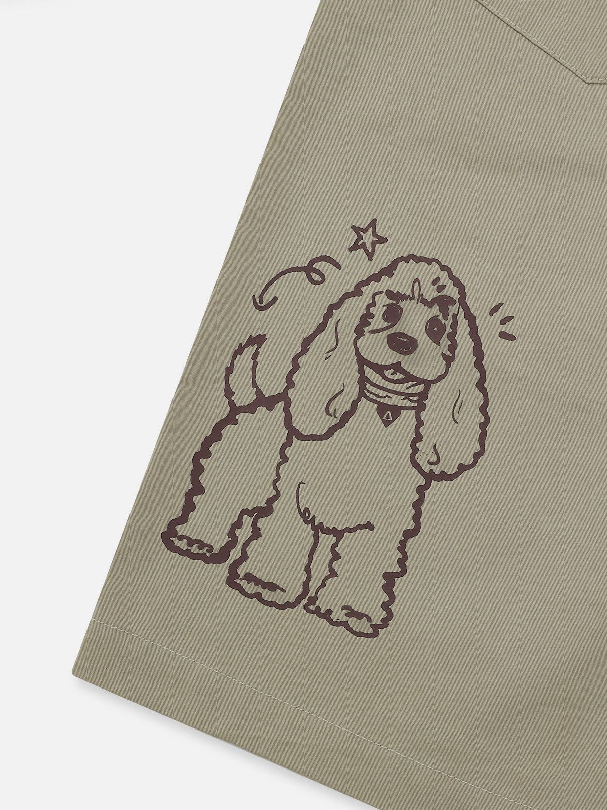 Aelfric Eden Puppy Graphic Shorts