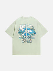 Aelfric Eden Peace Pigeon Print Tee