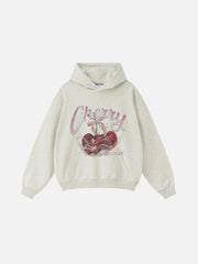 Aelfric Eden Cherry Print Hoodie