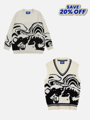 Aelfric Eden Skeleton Portrait Sweater