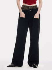 Aelfric Eden Leopard Print Sagging Jeans