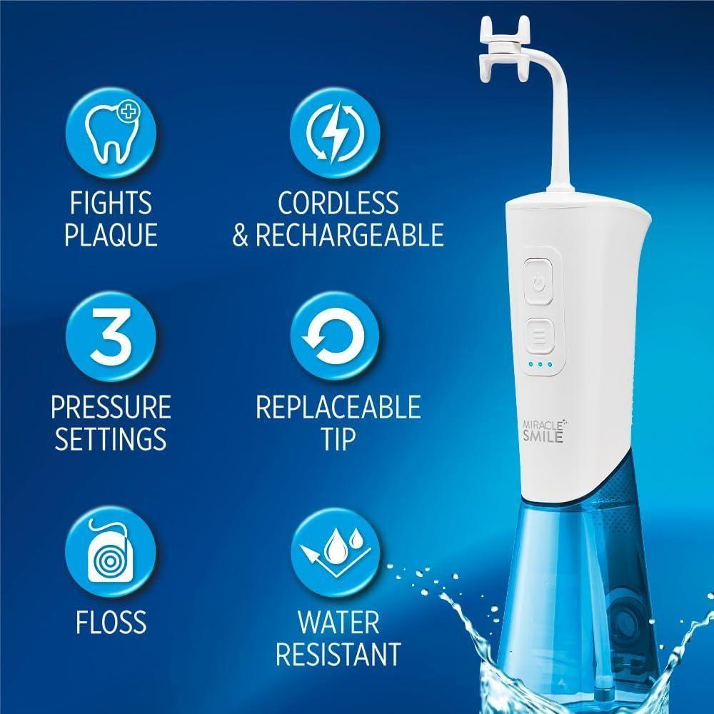 Ontel Miracle Smile Deluxe Pro Water Flosser - Glam Global UKOntel