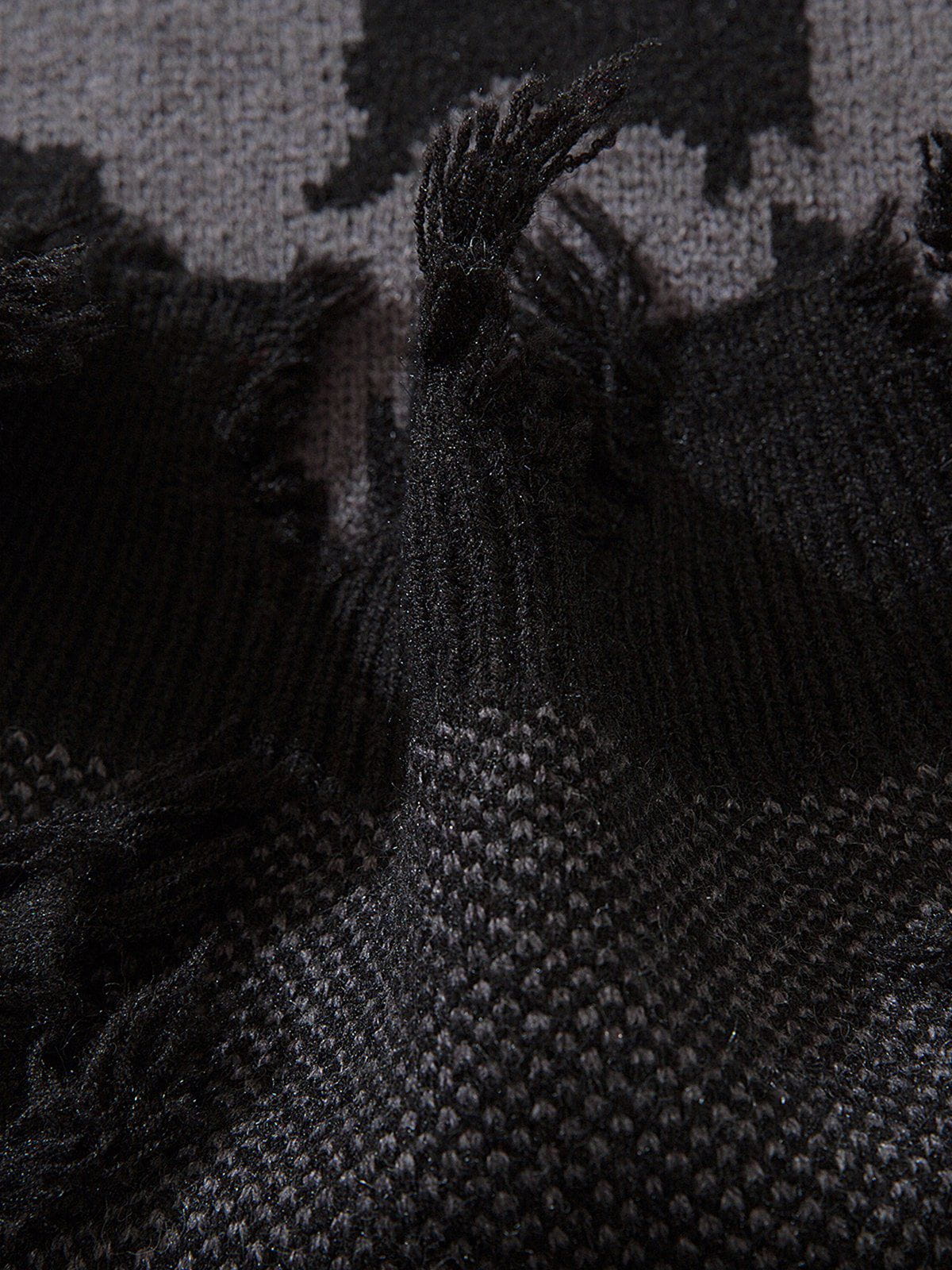 Aelfric Eden Distressed Skull Sweater