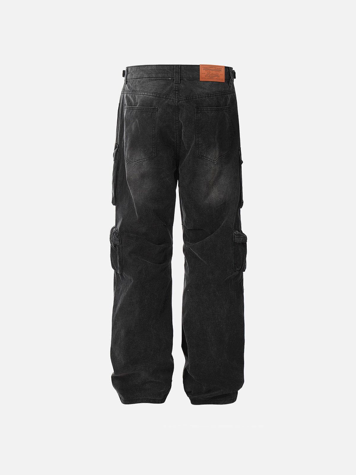 Aelfric Eden Washed Multi Pocket Loose Jeans