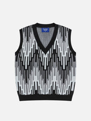Aelfric Eden Color Blocking Stripe Sweater Vest