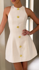 Nila Mini Dress - Cream