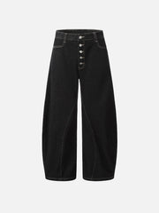 Aelfric Eden Line Embroidery Barrel Loose Jeans